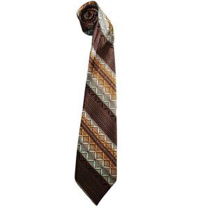 VTG MENS  NECKTIE  GEOMETRIC JAC PATTERN  DINO SCALA